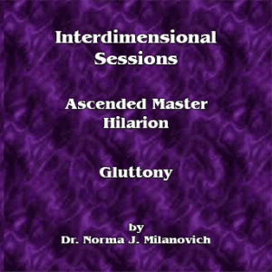 Purple book cover with text about gluttony.