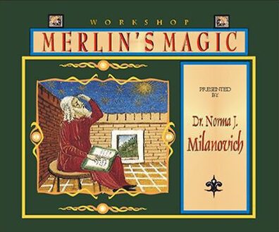 Merlin's Magic workshop book cover illustration.
