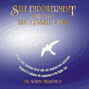 Self empowerment book cover with dove.