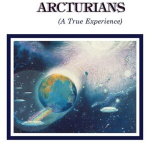 Book cover featuring Earth and cosmic scene.